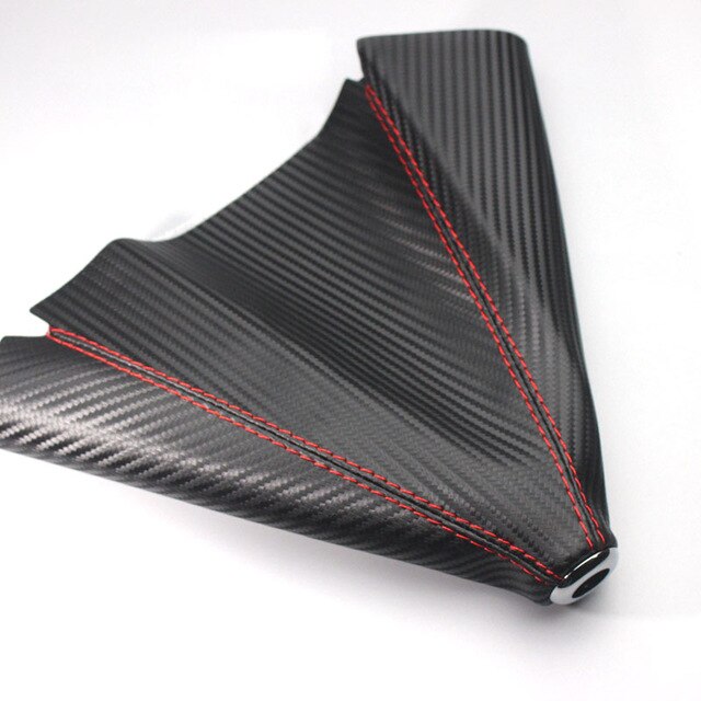 Palanca de cambios de cuero de fibra de carbono, cubierta a prueba de polvo para Ford Focus MK2 2 3 Mondeo MK4 Ranger Toyota Corolla chr RAV4 yaris: Carbon fiber leather