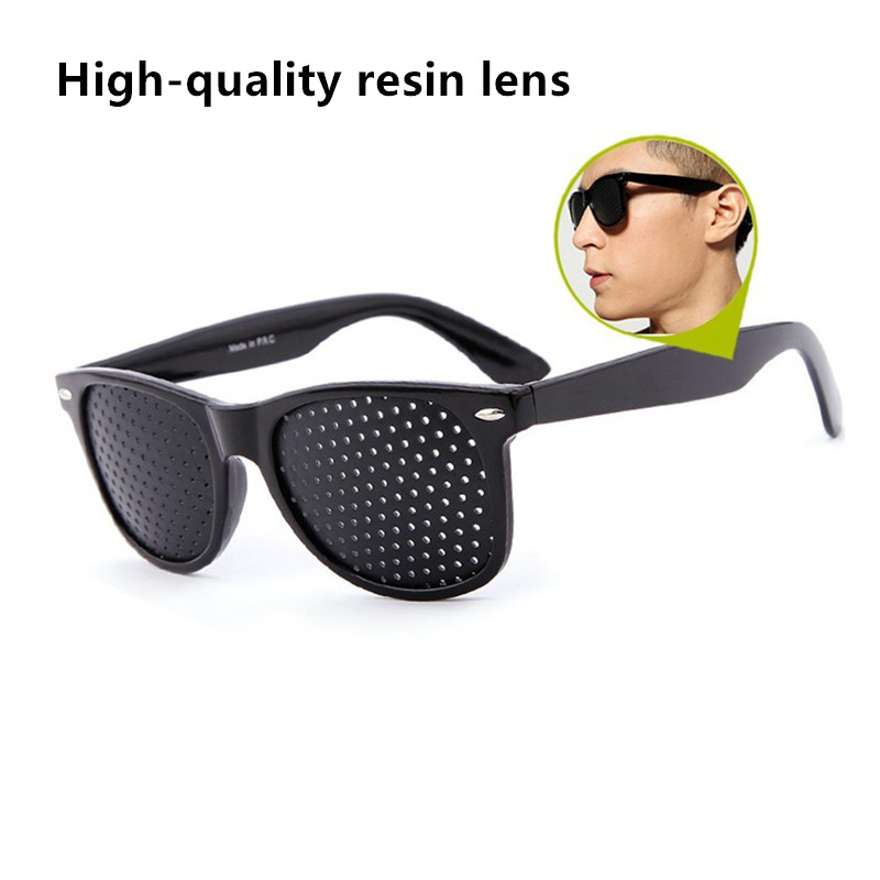 Vision Care Wearable Corrigerende Bril Verbeteraar Stenopeic Pinhole Pin Hole Bril Anti-vermoeidheid Oogbescherming Oculos De Grau