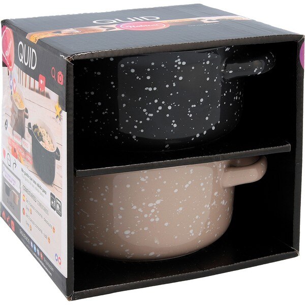 Juego de cuencos Quid Habitat gres 50 cl (2 uds)
