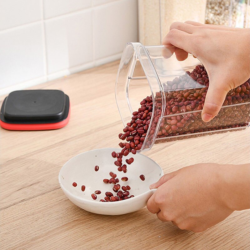 Food Vacuum Storage Box 600/1300/1800ML Food Storage Container Vacuum Sealing Tank Kitchen Keep Fresh Transparent Sealed Cans