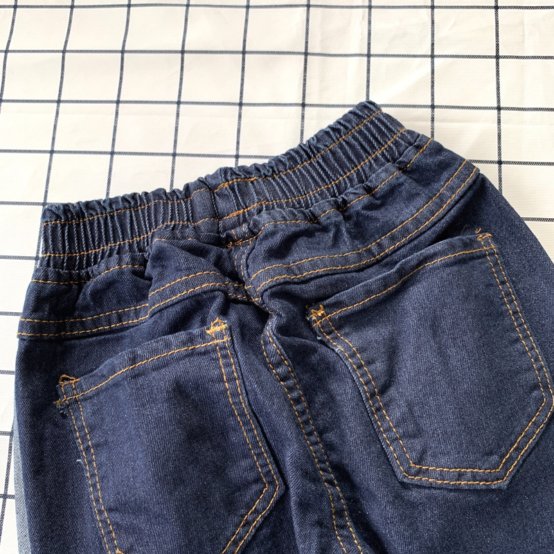 IENENS Kids Boys Clothes Loose Jeans Classic Pants Children Wears Denim Clothing Bottoms Baby Trousers 4 5 6 7 8 9 Years