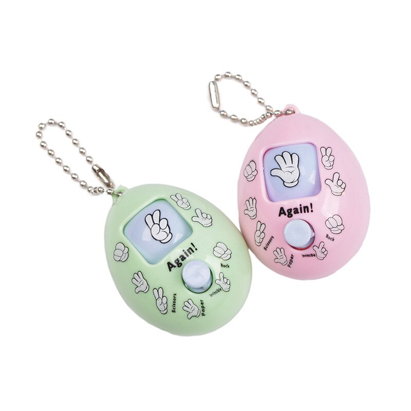 Guessing Toy Family Keychain Rock Paper Scissors Round Egg