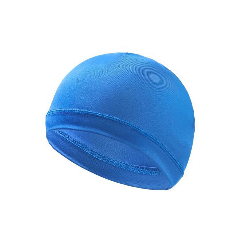 Mesh Riding Running Cap Motorhelm Innerlijke Cap Liner Sneldrogende Winddicht Rijden Kleine Doek Cap: blue