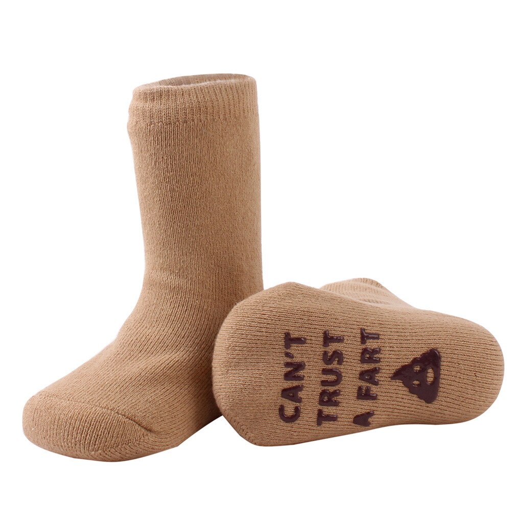 1 Paare Art Baby Socken freundlicher Mädchen Jungen lässig Niedlichen Karikatur knapp Socken Neugeborenen Jungen Mädchen Baby Kleidung Zubehör: Kaffee