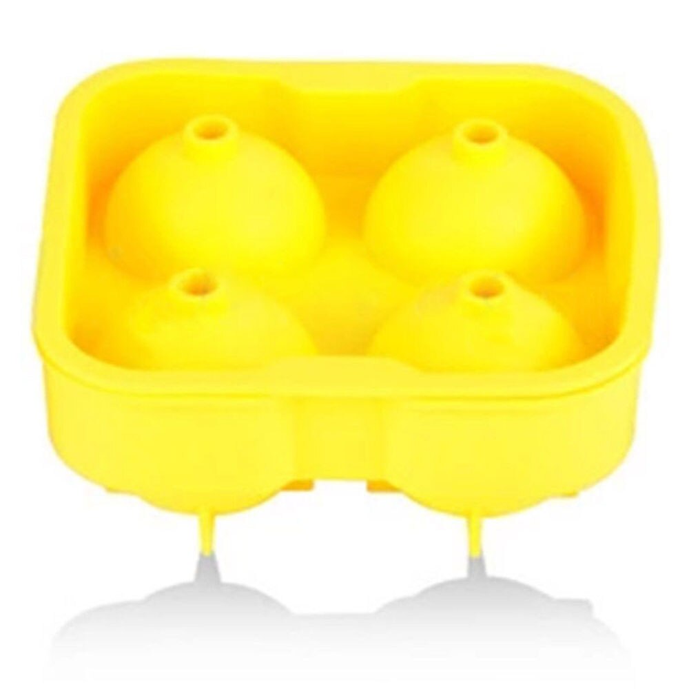 Whisky silicona hielo pelota para cubos fabricante molde traje para Chocolate en verano molde Color aleatorio accesorios bandeja de ladrillo redondo