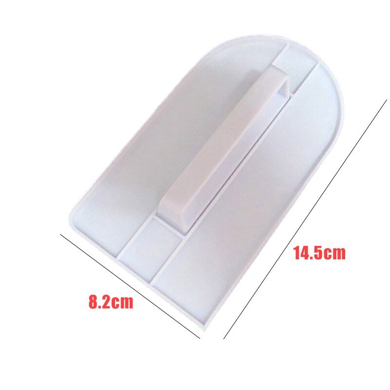 DIY Turn Cake Scraper Plastic Cake Smoother Polisher For Fondant Sugarcraft Cake Decorating Tools Cake Spatula Icing Tool: Smoother