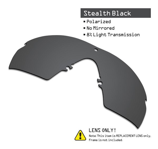 Smartvlt Gepolariseerde Vervanging Lenzen Voor Oakley Si M Frame 2.0 Zonnebril-Meerdere Opties: Stealth Black