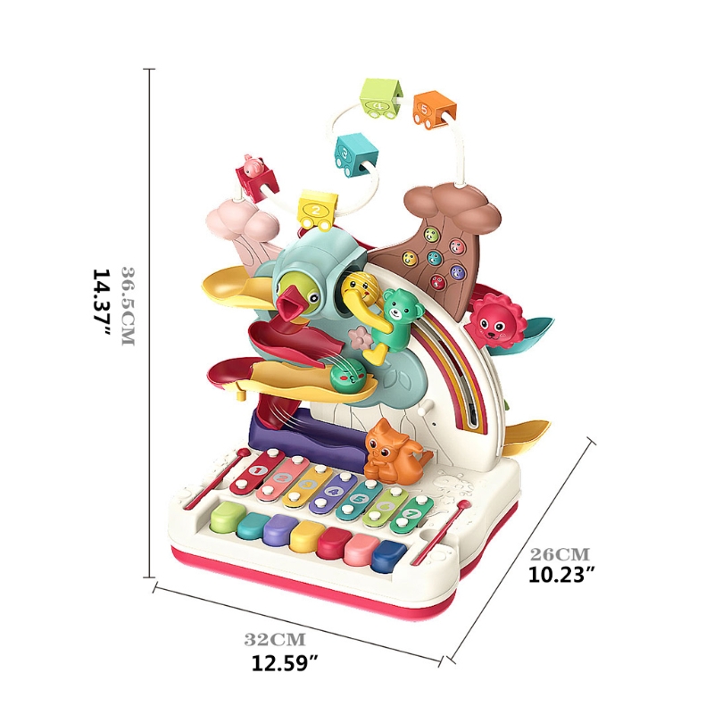 40JC 6 In 1 Musical Learning Baby Speelgoed Voor Kinderen Van 0-3 Jaar Oude Cultiveren Kinderen Interesse in Muziek Niet Giftig
