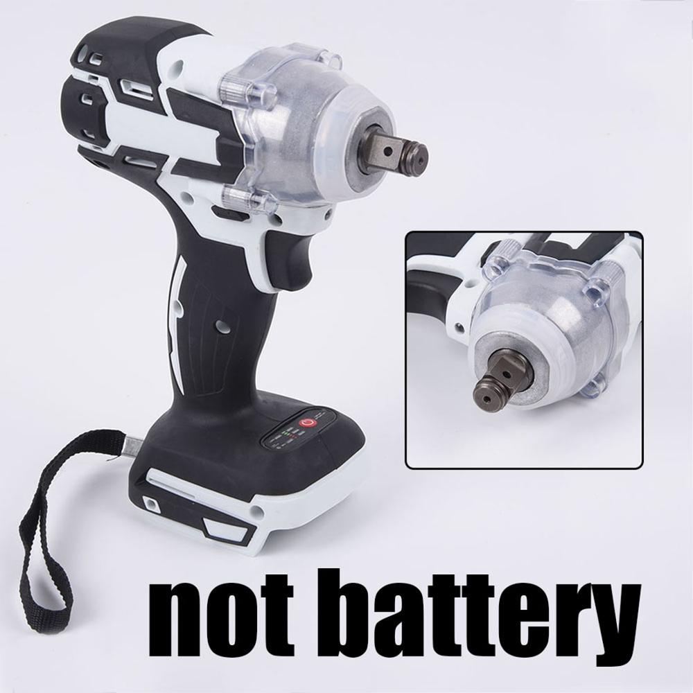 1280w borstlös elektrisk hammare sladdlös borrmaskin 19800 mah 240-520nm justerbar 0 ~ 3600 rpm 240-520nm vridmoment inget batteri för hemmagjord: Paket 2