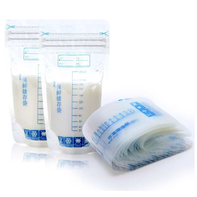 250 ML Brust Milch Lagerung Tasche Milch 30 Stck Baby Accessiries