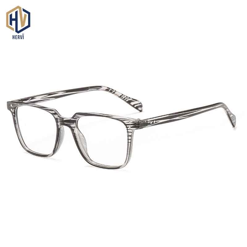 Classic Square Optics Glasses Frame Men Women PC Solid Color Ultralight Spectacles Frames Simple Prescription Eyeglasses