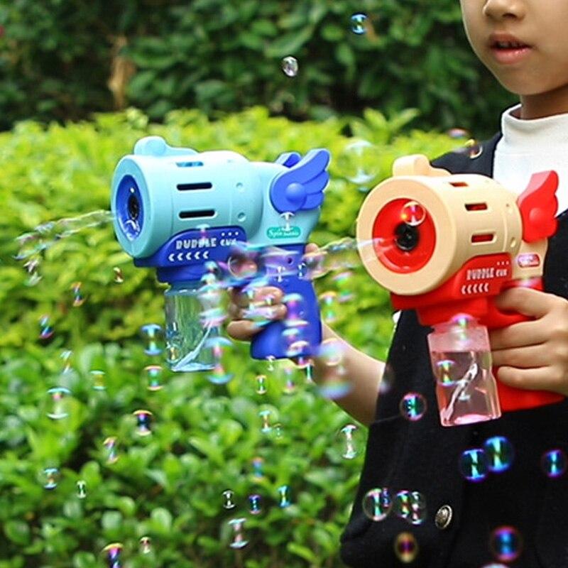 Cute Automatic Bubble Machine Kids Princess Game Toy Outdoor Child Soap Bubble Blower Machine Magic Guns Bride Wedding Bubbles