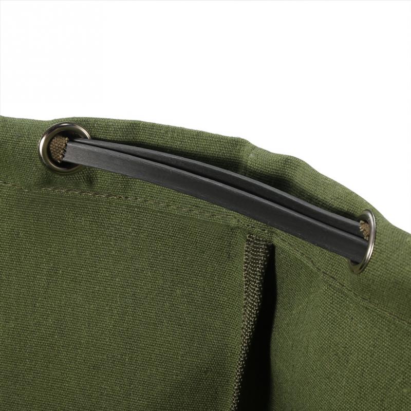 Portable Waterproof Reusable Canvas Garden Lawn Leaf Trash Waste Bag Container Storage Tote