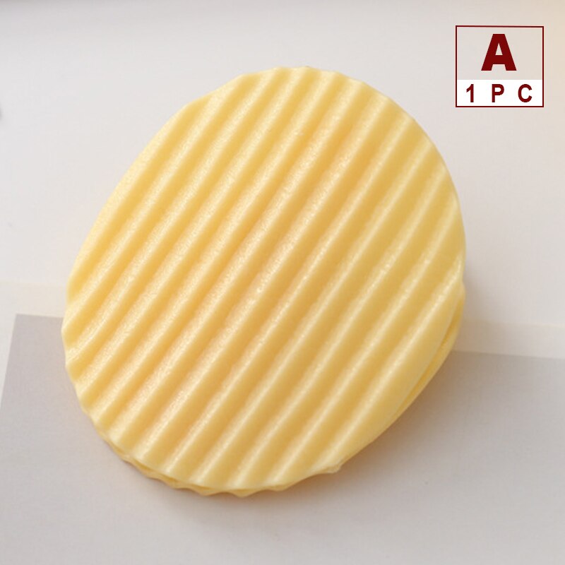 Simulation Potato Chip Clip Kitchen Storage Bag Clips Plastic Bag Sealing Tool Home Snack Preservation Organizer: Potato chip clip A