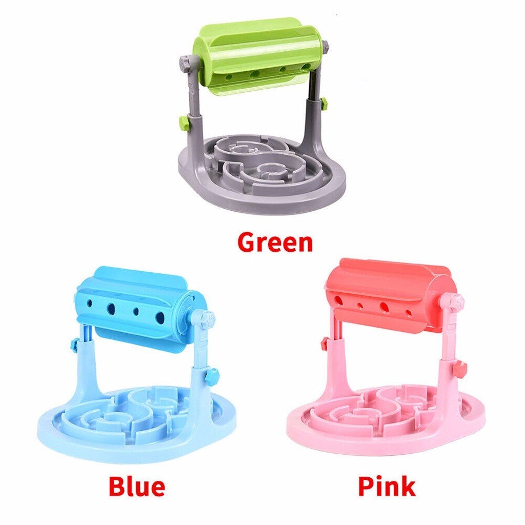 Interactif chien chat mangeoire Puzzle jouet gamelle pour ingestion lente drôle animal jeu Bloat animal de compagnie IQ formation bol divertissement intelligent butinage #0805g30