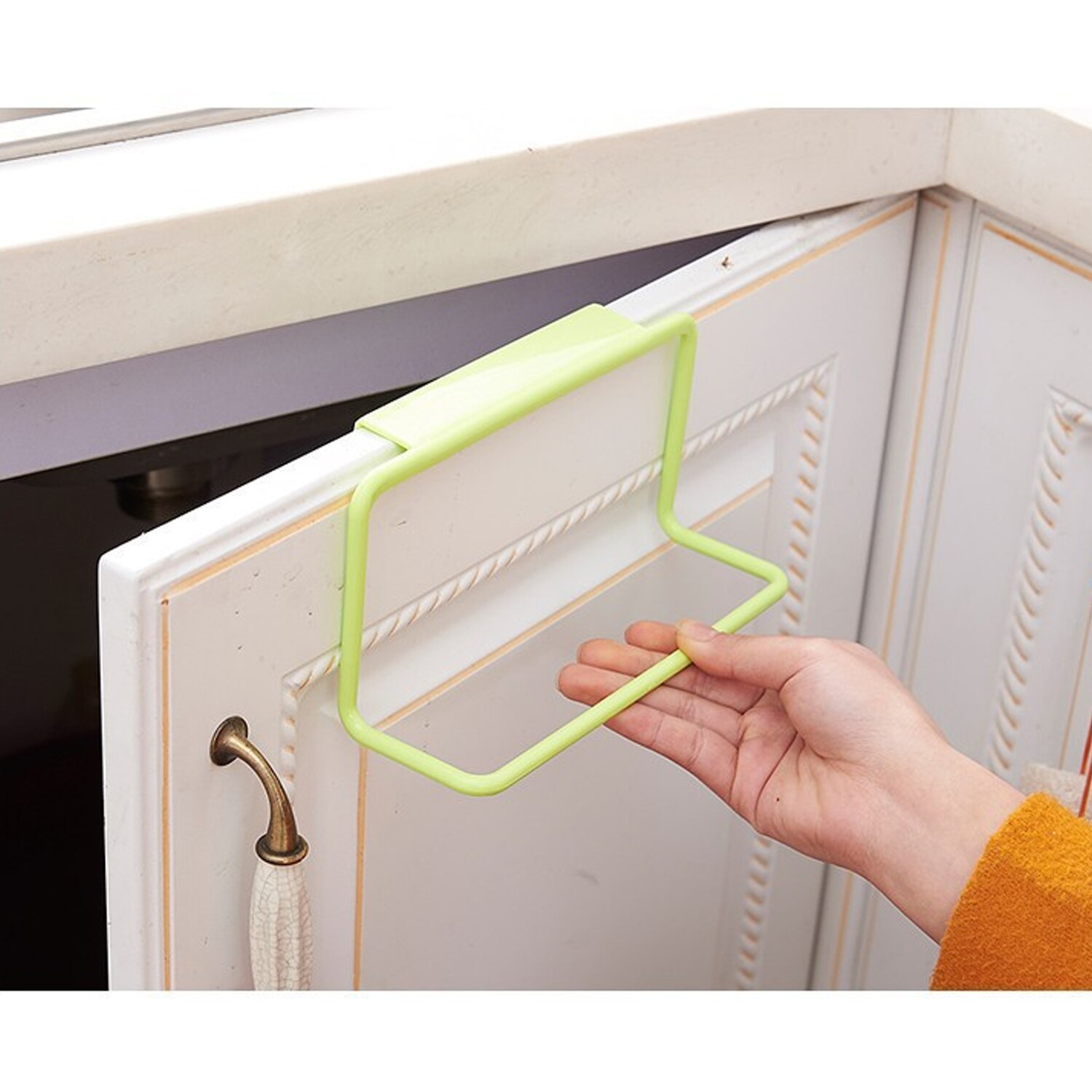 Behogar multifunktions hængende håndklædeholder opbevaringsholder holder bøjlehylde til badeværelse køkken skabskab over dør