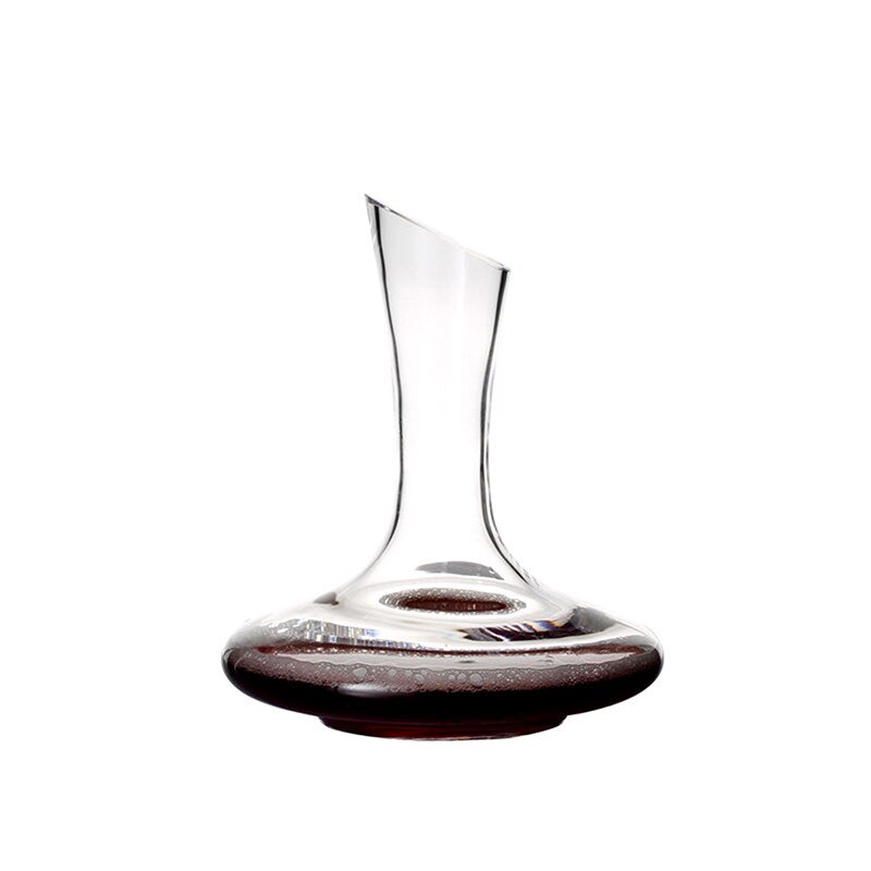 Crystal High Grade 1500ml Spiral 6-shaped Wine Decanter Box Harp Swan Decanter Wine Separator Decanter Set