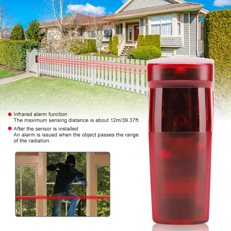 Infrared Photoelectric Beam Sensor Barrier Detector Alarm System for Revolving Sliding Automatic Door Photoelectric Beam Sensor