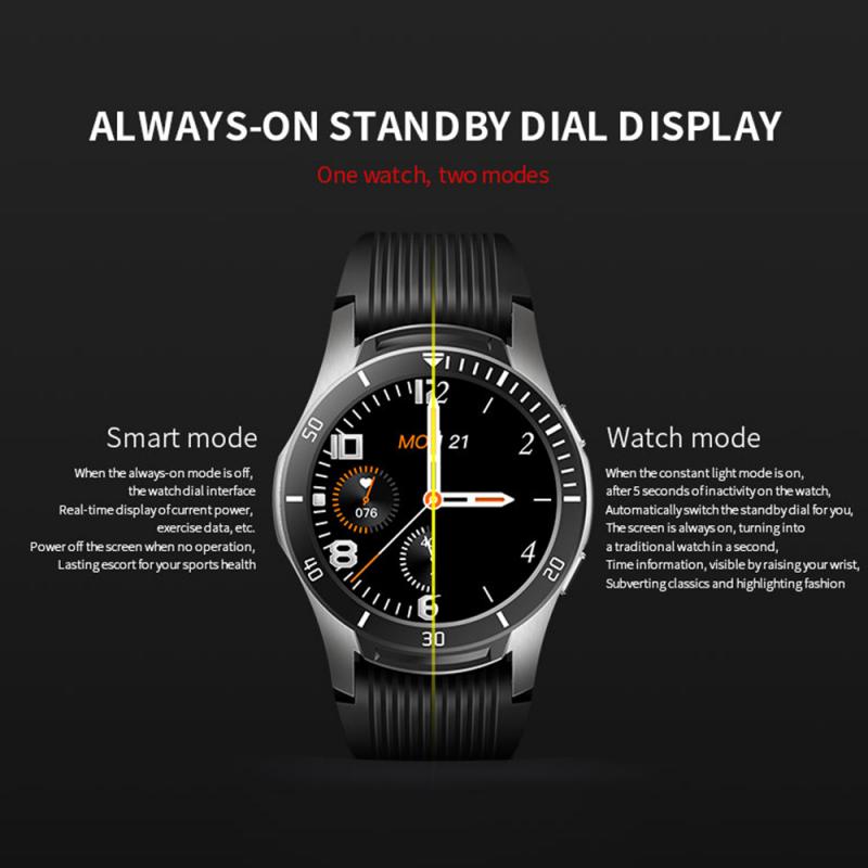 Centechia Smartwatch - 1.28" Touchscreen - Heart Rate & SpO2 Monitor - 4G GPS - Android/iOS Compatible