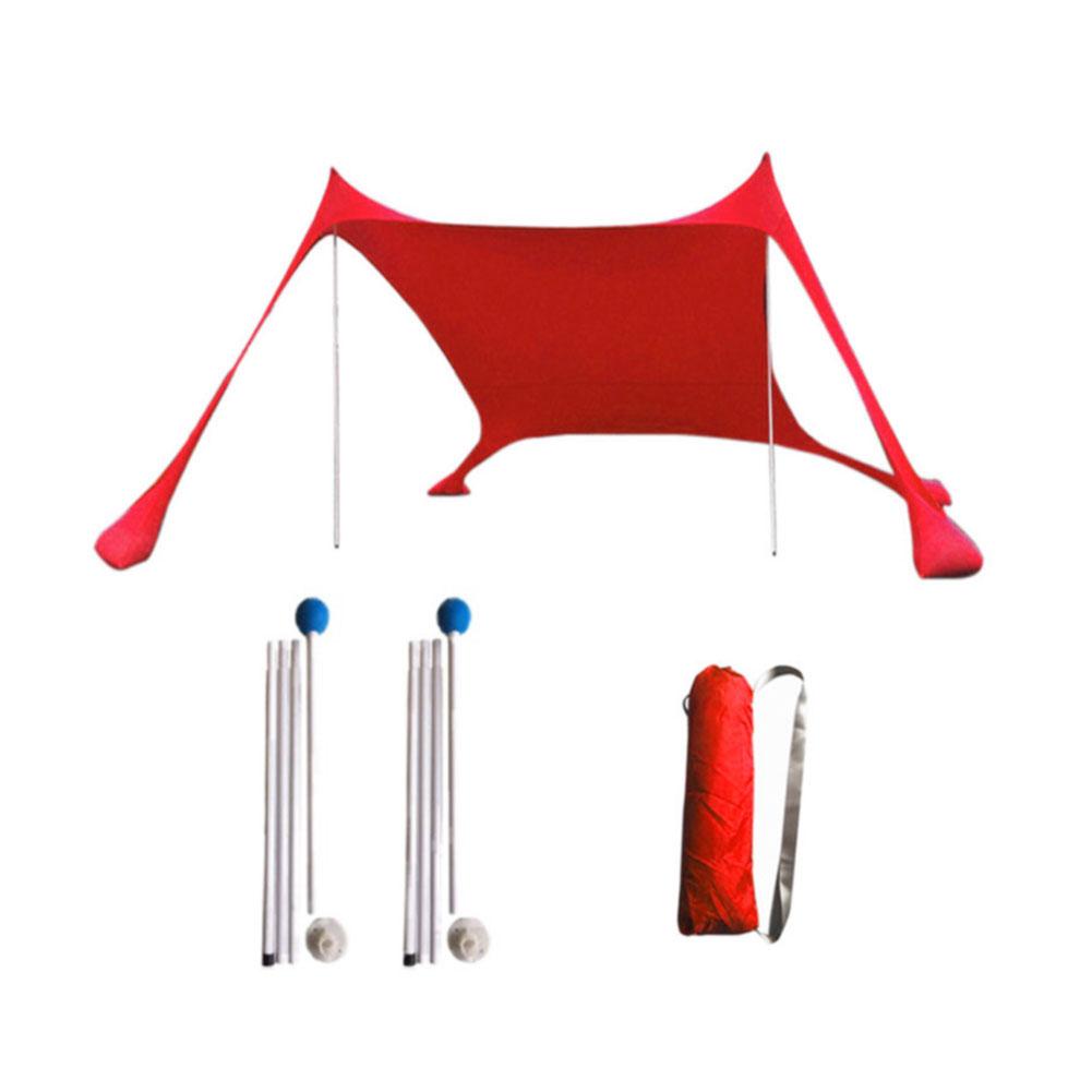 Familie Strand Parasol Tent Met Zandzak Ankers 4 G... – Grandado