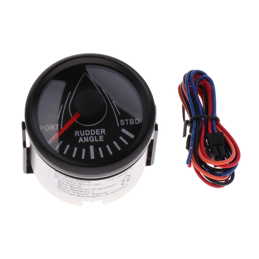 Marine Rudder Angle Gauge With Mating Sensor 0-190 52mm 900-00074