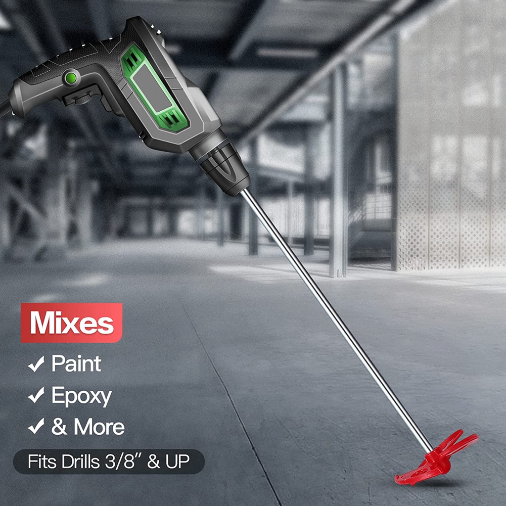 Packung mit 3 Farben, Epoxidharz, Schlamm-und Keramik glasur mischer Paddel klingen-Power Drill Rühr aufsatz-Mischer-Misch paddel