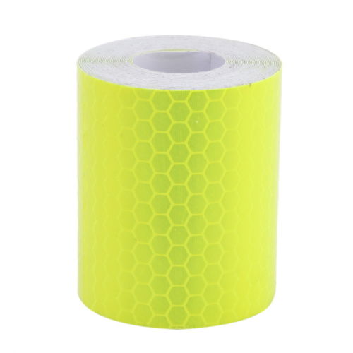 Reflective Warning Tape Reflective Bicycle Stickers Car Body Sticker Motor Reflective Film In Dark Effective Prevention Accident: Yellow