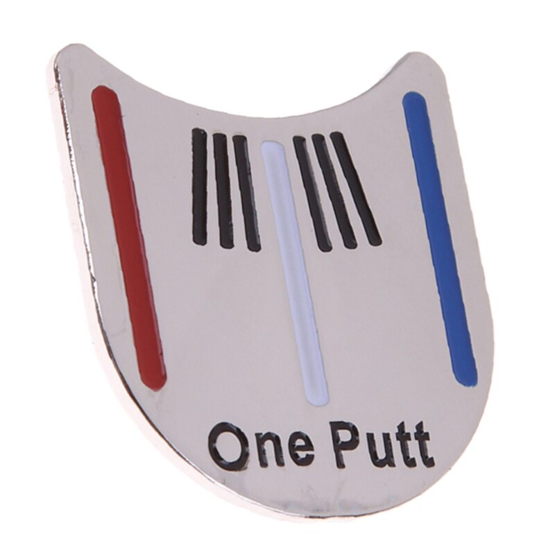 1Pcs Putt Golf Putting Alignment Aiming Tool Ball Marker With Magnetic Hat Clip K9P1
