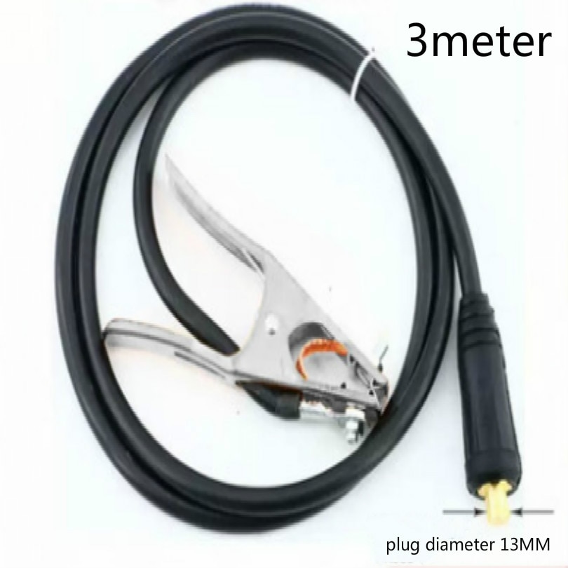 L 3Meter 35 Vierkante Millimeter 35Mm Lassen Clamp Ground Klem Aarding Kabel Lassen Houder Lassen Kabel Elektrode Houder