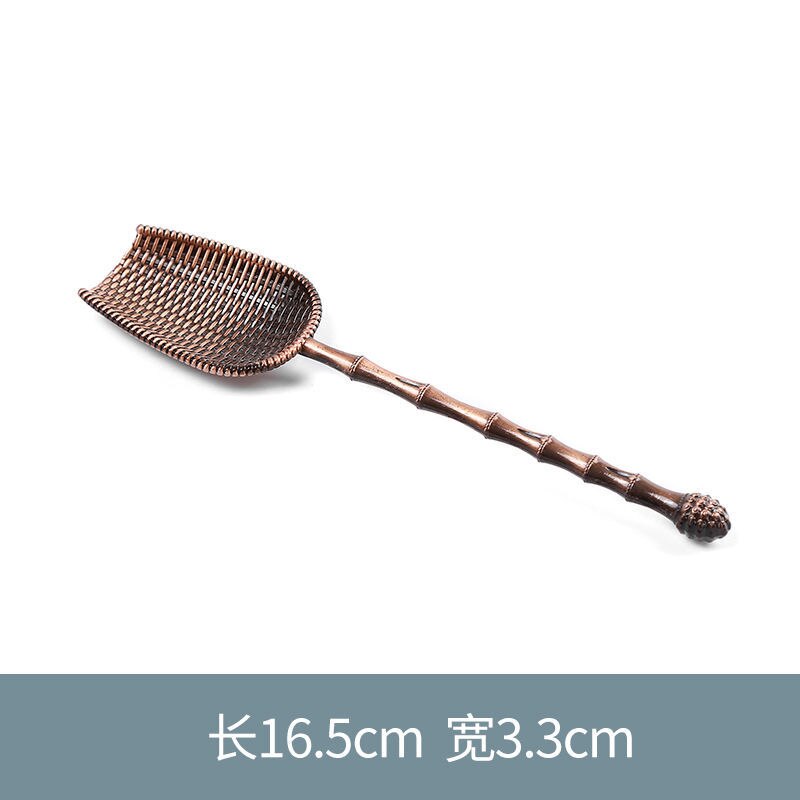 Tea Spoon Copper Kung Fu Accessories Tea Scoops Home Office Teaware: 3