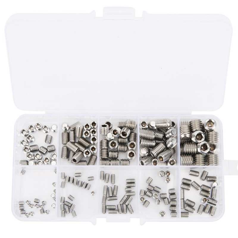 helical screw stainless steel insert for hardware repair tools Hex Grub Screws Socket Headless Assortment Stainless