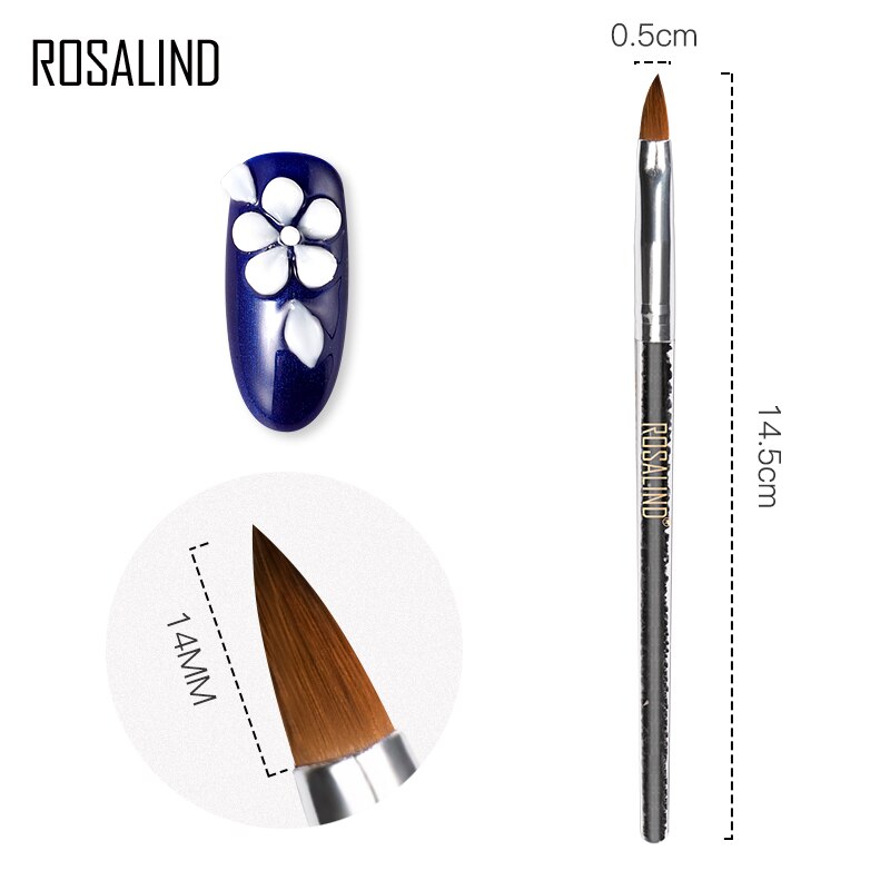 Rosalind Gel Acryl Nail Brush Tekenpen Verf Borstels Voor Manicure Nail Art Borstel Voor Nagels