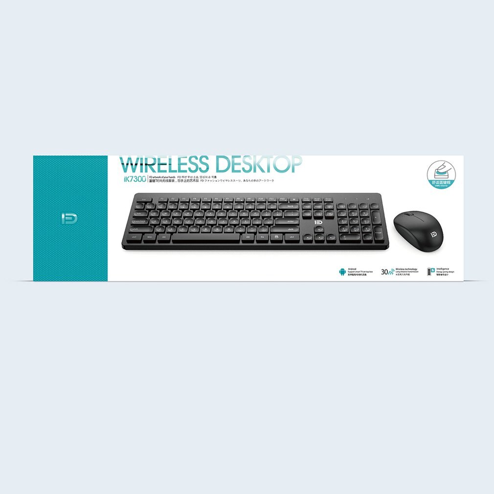 Stylish and Comfortable Universal Ergonomic Silent 2.4G Wireless Keyboard and Mouse Set For Home and Ofice Use, Power Saving