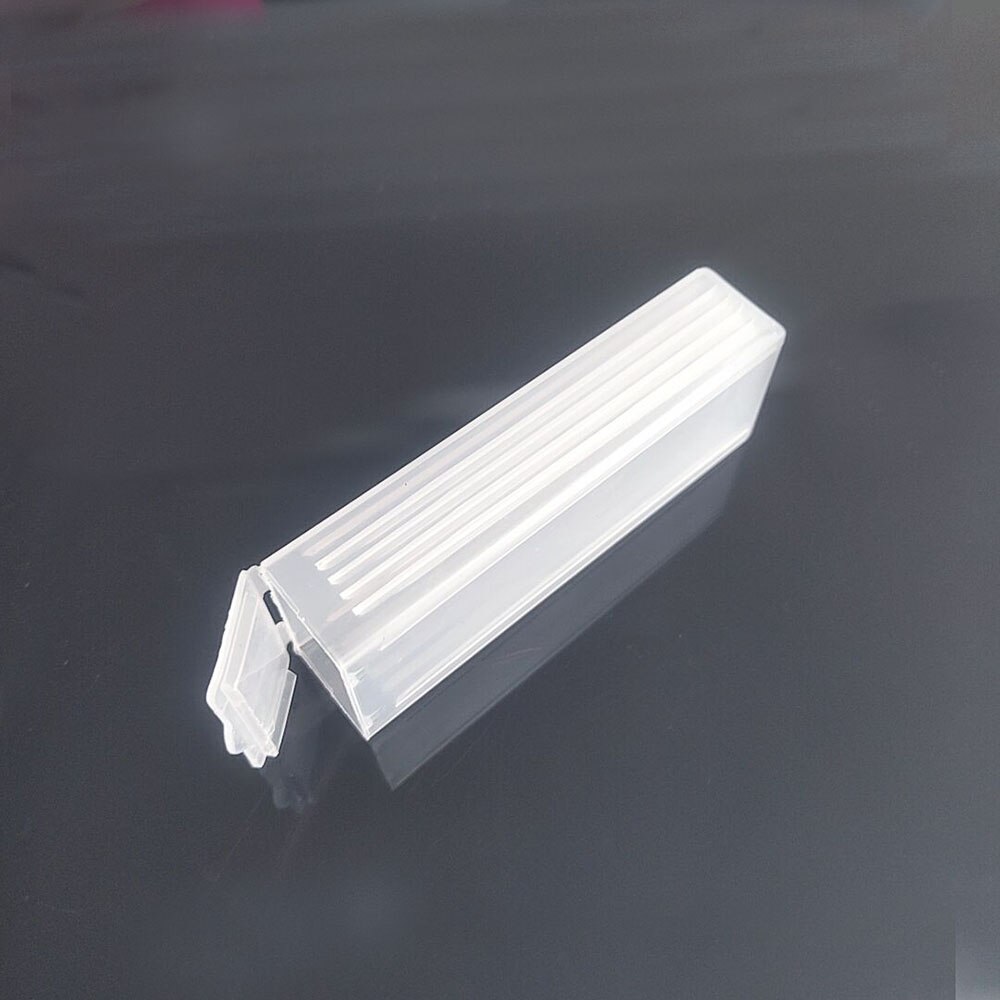 5Pcs 1mm Thickness Blank Microscope Glass Slides Reusable Laboratory Sample Cover Glass: 1pcs box