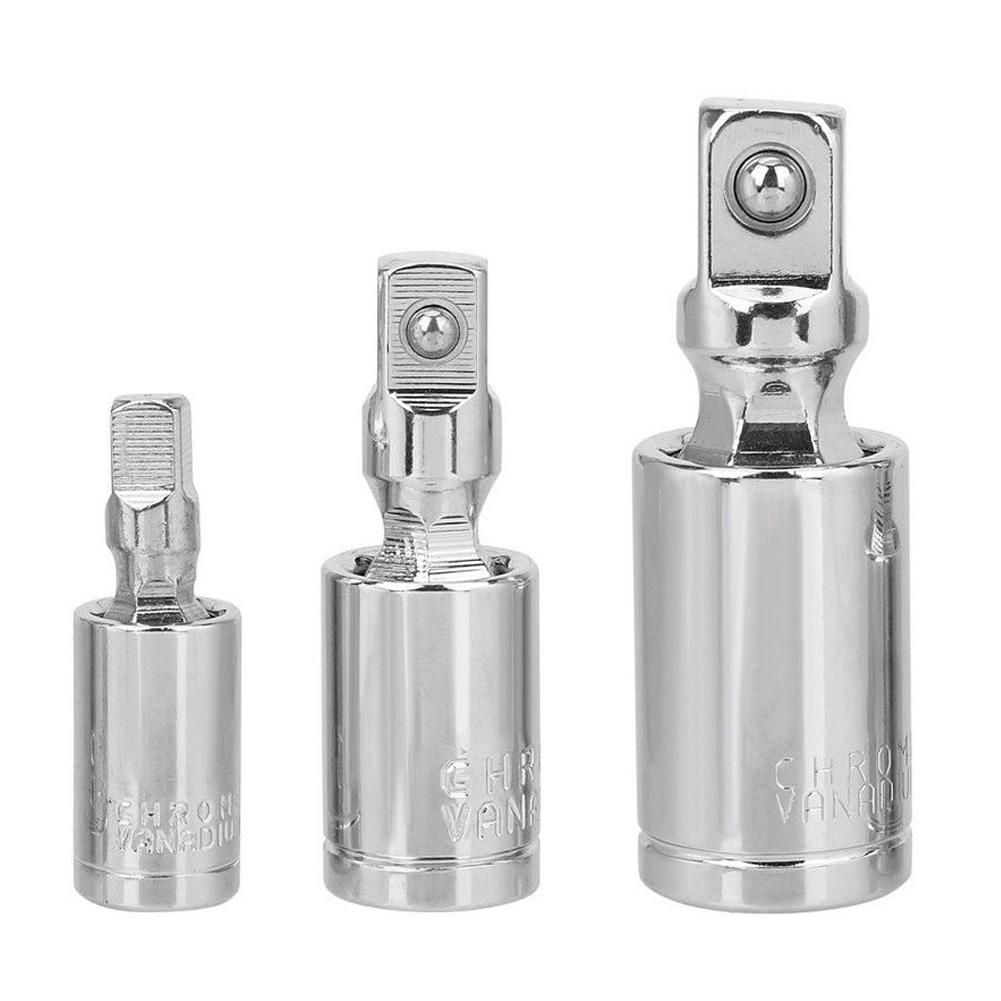 Ensemble de clé à douille universelle 1/4 "3/8" 1/2 "adaptateur de prise de barre d'extension d'angle à cliquet