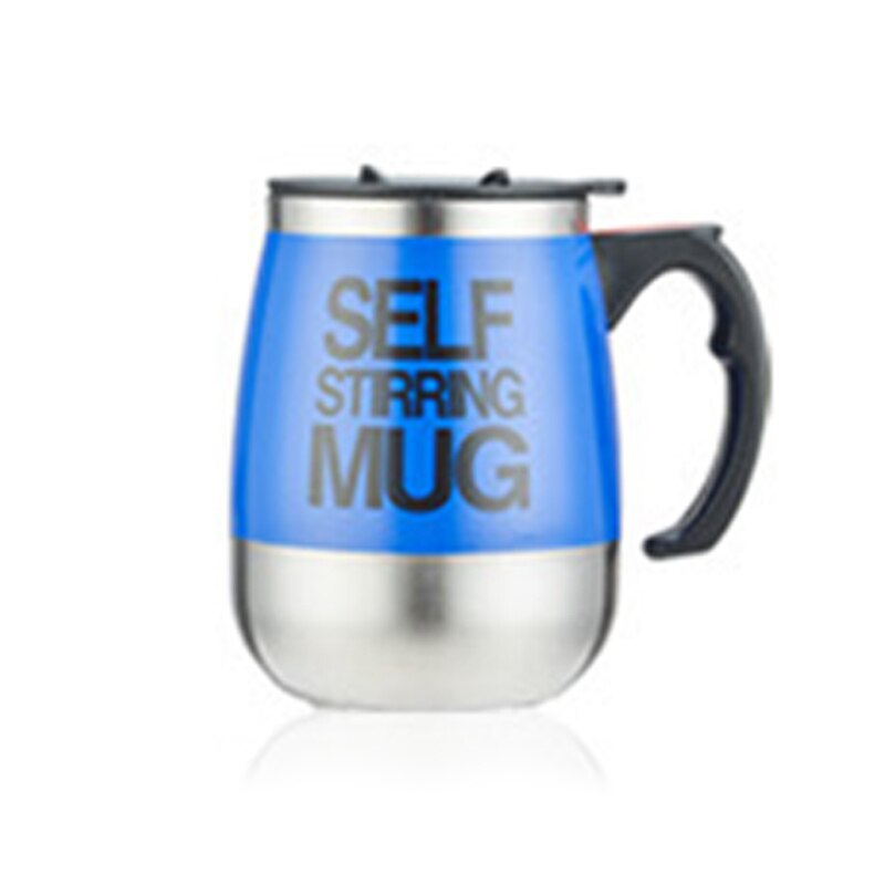 450Ml kubek samomieszający automatyczny kubek mieszający ze stali nierdzewnej robić kawy kubek mieszający kubek Dom gabinet kubek termiczny: niebieski 450ml