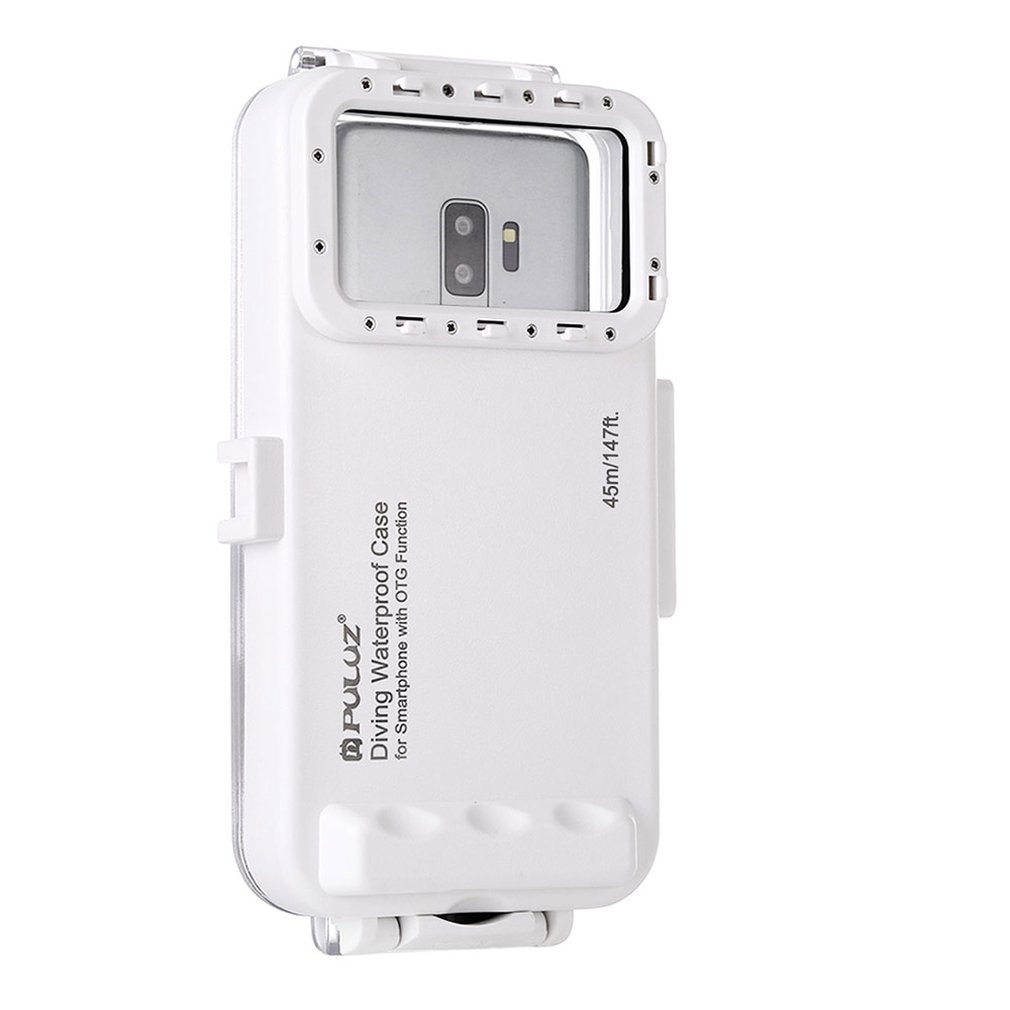 Puluz Android Type-C Otg Mobile Phone Universal Diving Waterproof Case Pc+Abs Protective Case 45 Meters Waterproof Pu9100W