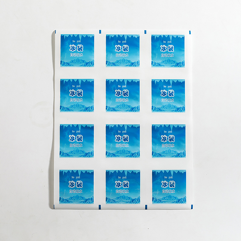 Reusable Gel Ice Bag Automatic Water Absorption Insulated Pack Pain Cold Compress Cooling Food Keep Fresh: Blue