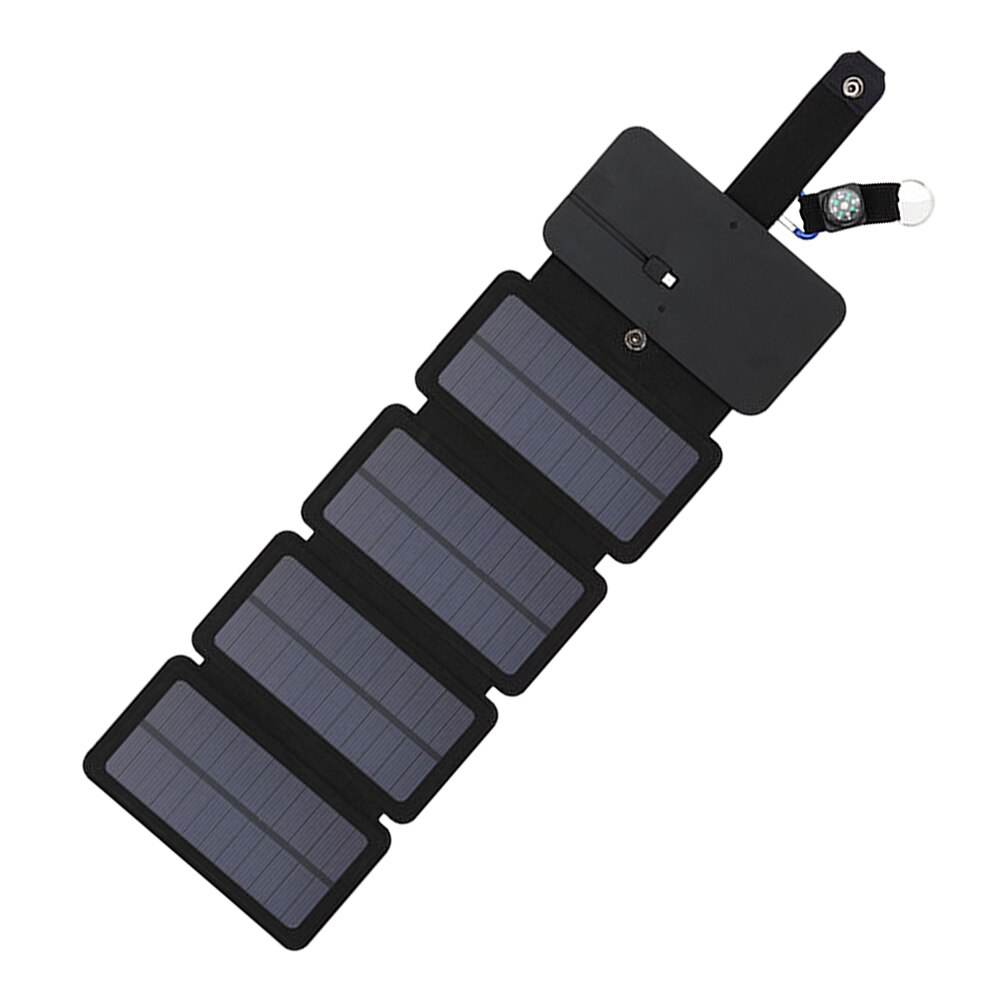 Panels Portable Mobile Phone Charger Solar Powered Board Charging Bag Folding Package Treasure