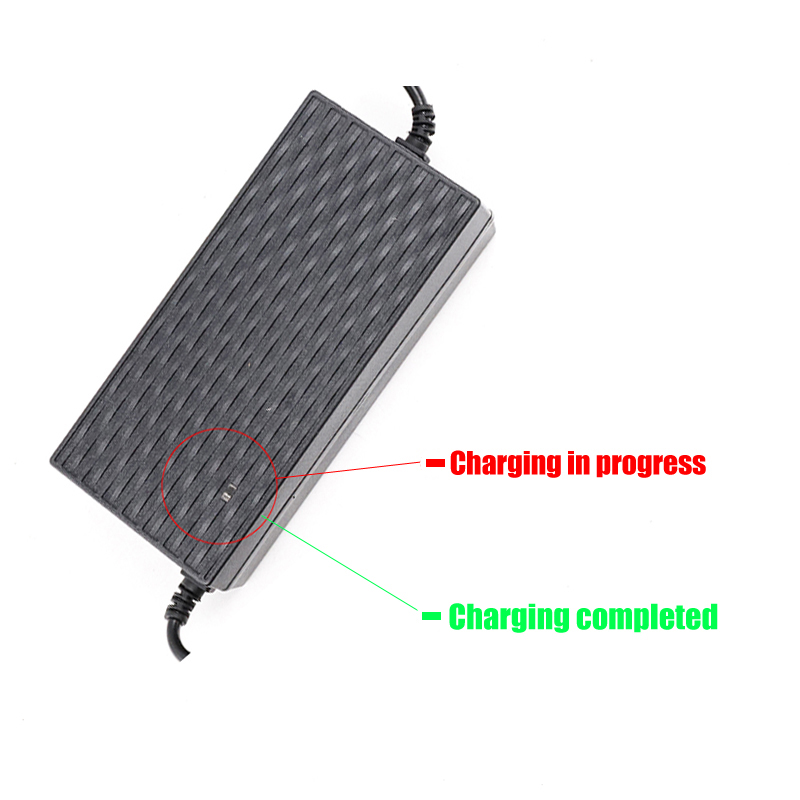 Cargador de batería de litio Universal para bicicleta eléctrica, accesorios para patinete eléctrico 24V2A 36V2A 48V2A 60V2A