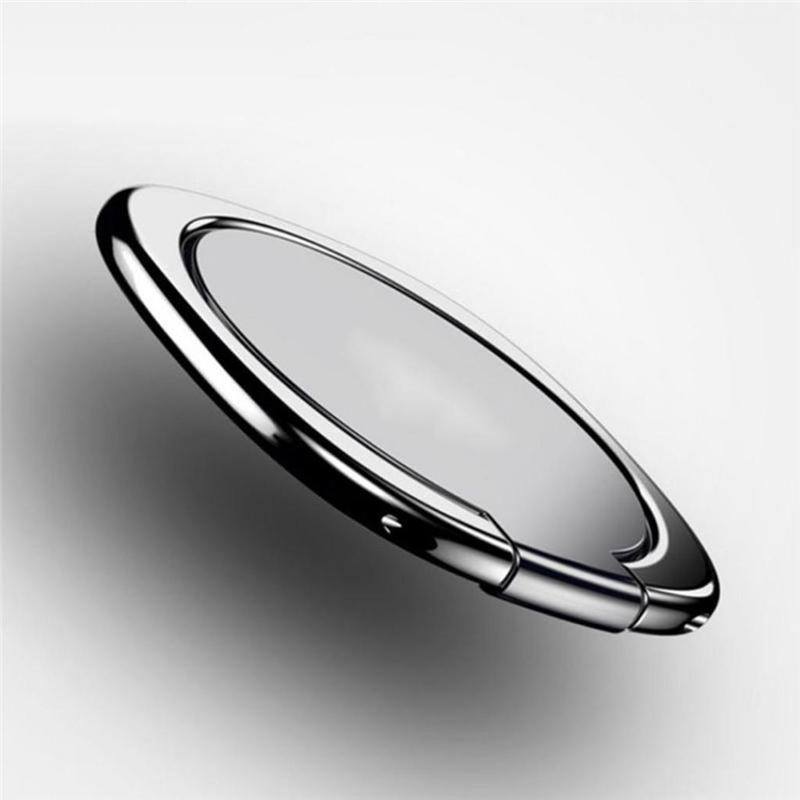 Uniwersalny metalowy uchwyt na telefon Ring Finger Adhesive telefon komórkowy stojak na biurko 360 obrotowy do Samsung A51 iPhone Xiaomi Google: 01 Silver