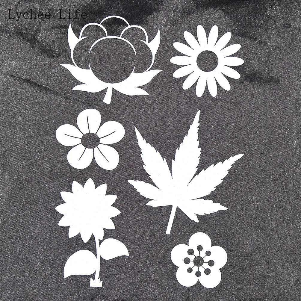 Lychee life  a5 reflekterende klisterbånd vinyl ark jern på stof til beklædning diy sy tilbehør: 3