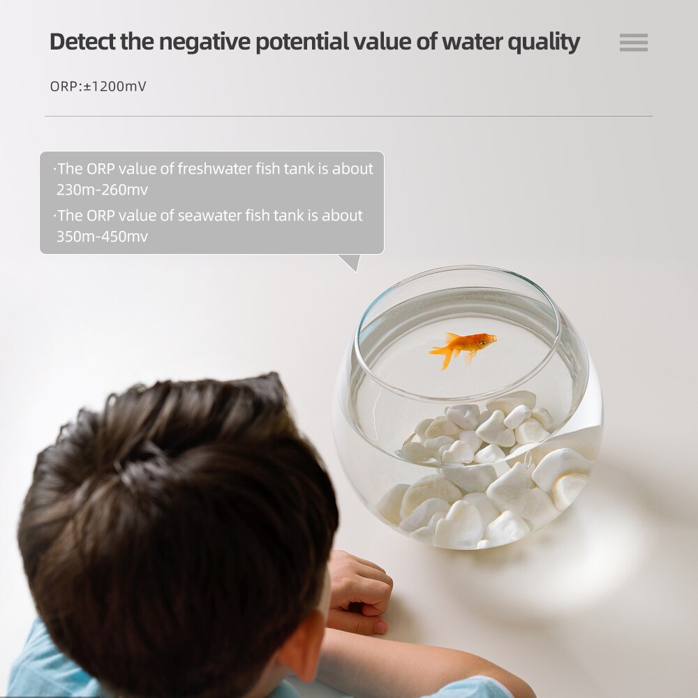 3 in 1 ORP H2 Temp Meter Digital Hydrogen Ion Concentration Tester SPE/PEM Hydrogen Rich Cup Water Generator Testing