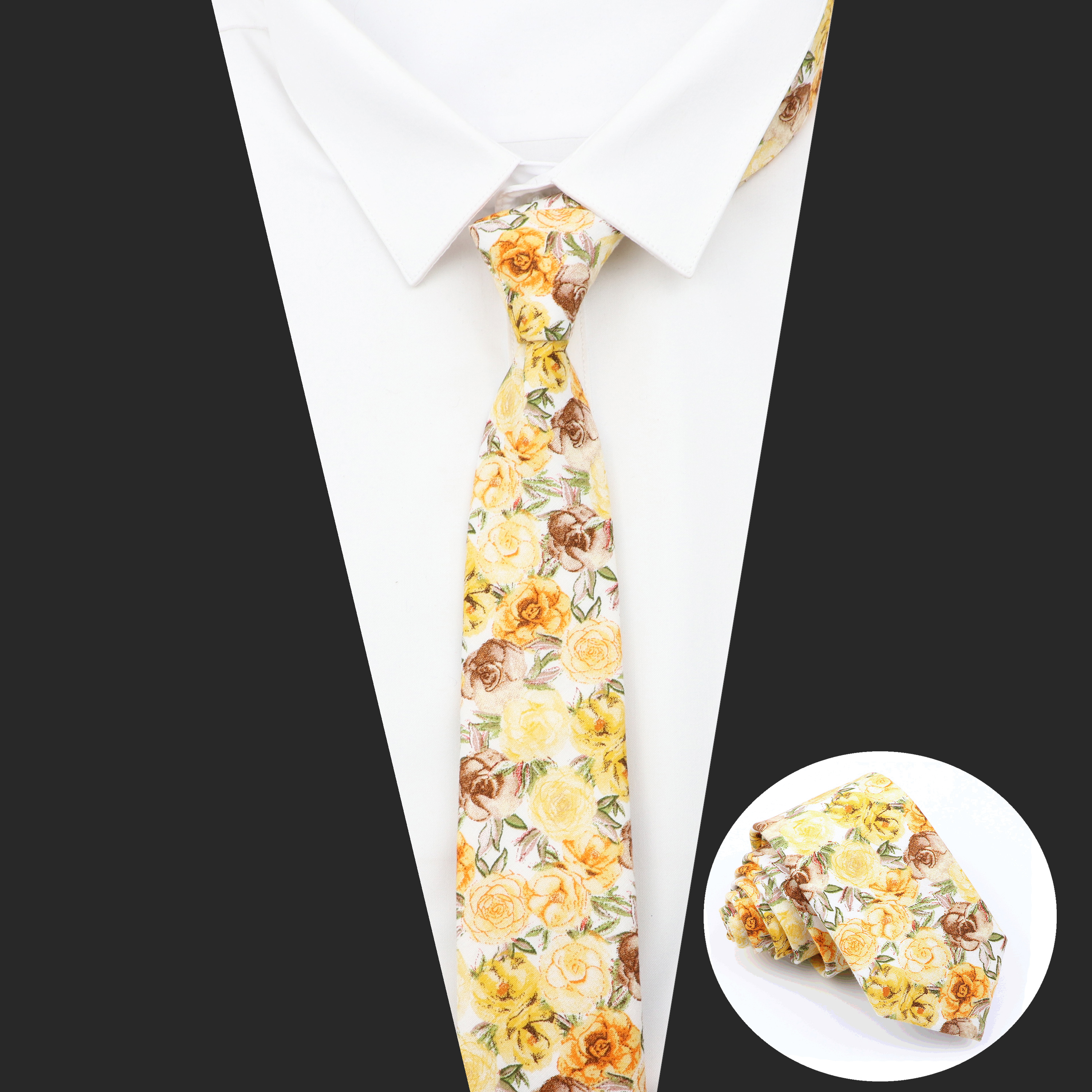 Nueva corbata Floral de algodón para hombres y mujeres, corbata ajustada con estampado para boda, corbatas informales para hombre, trajes clásicos, corbata de flores