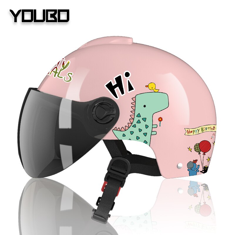 Children&#39;s Electric Motorcycle Helmet Men Women Children Summer Seasons Sunscreen General Full Face Helmet: 10