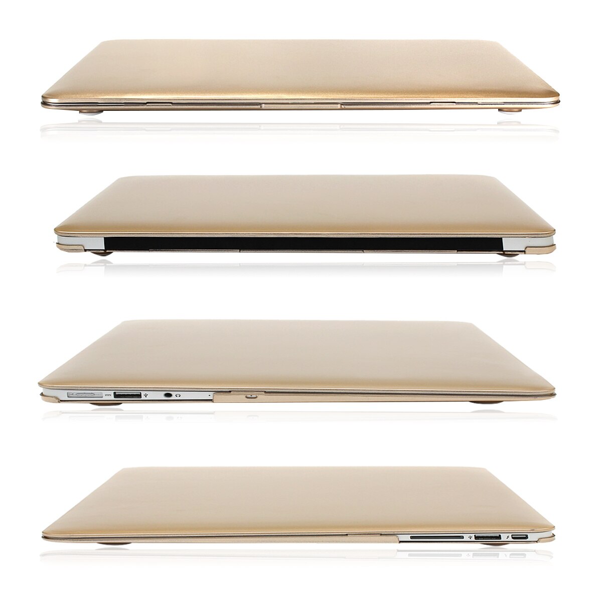 Gold Laptop Case for Apple Macbook Air 11/13 Inch /MacBook Pro 13/15/16 Inch /Macbook 12 Rubberized Hard Cover Shell