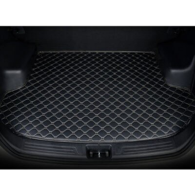 Kofferbak Mat Voor Hyundai Santa Fe Modificatie Kofferbak Pat Bescherming High-Side Waterdichte Auto Decoraties: beige line