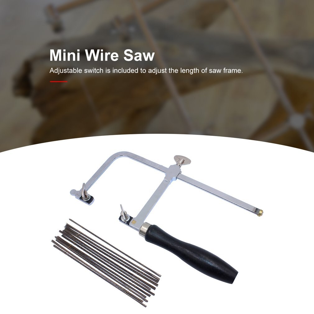 Adjustable Handmade Saw Bow Saw Blade Curved Saw Blade Small Garland Saw Mini Wire Saws U-Shaped Wire Saw Woodworking Saws