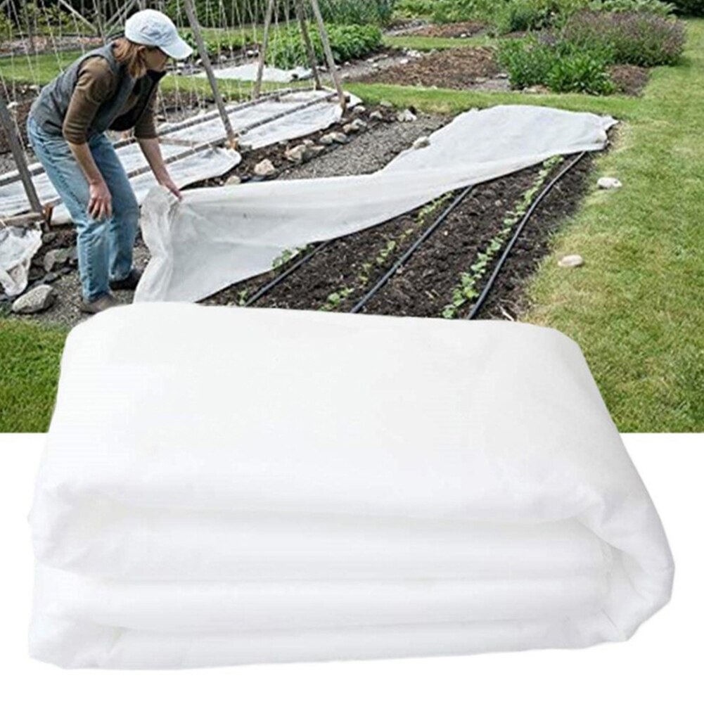 Garden Supply Non Woven Fabric Plant Protection Shrubs Crops Outdoor White Flowers Practical Winter Vegetables Frost Cover
