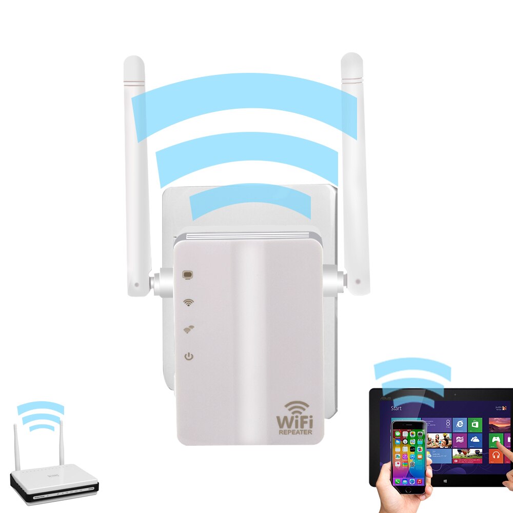 Outdoor Wireless WiFi Repeater WIFI Extender 300Mbps 2.4GHz Wide-Area Wi-Fi Amplifier Wifi Router Antenna